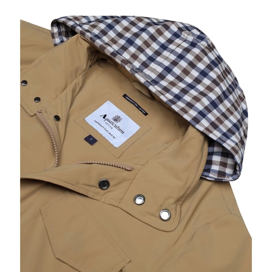 Aquascutum Active Stretch M-65 Khaki Beige Jacket - Image 4