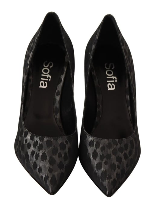 Leopard Print Heels Pumps Pointed Toe - Image 5