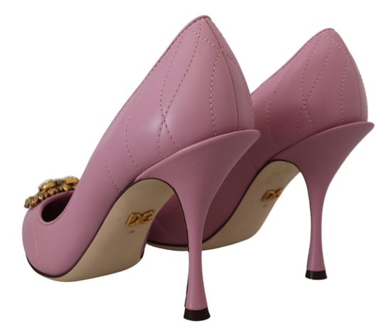 Vadderade läderpumps - Image 3
