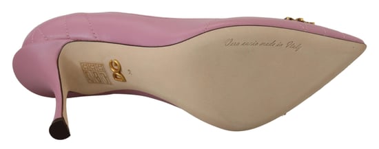 Vadderade läderpumps - Image 5