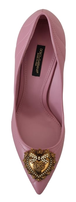 Vadderade läderpumps - Image 6
