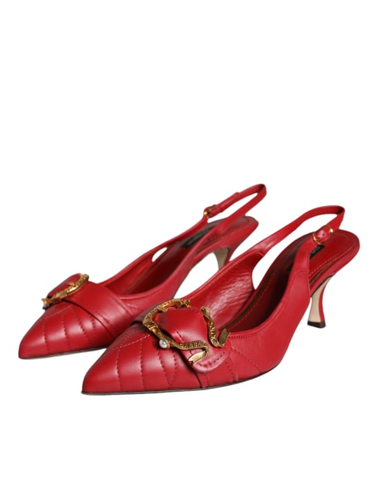 Vadderade Slingback Kattklackar - Image 3
