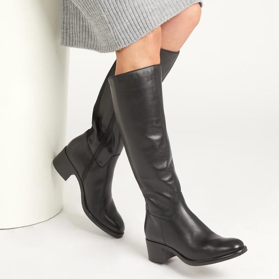 Jones Bootmaker Donatella Knee High Leather Boots - Image 5
