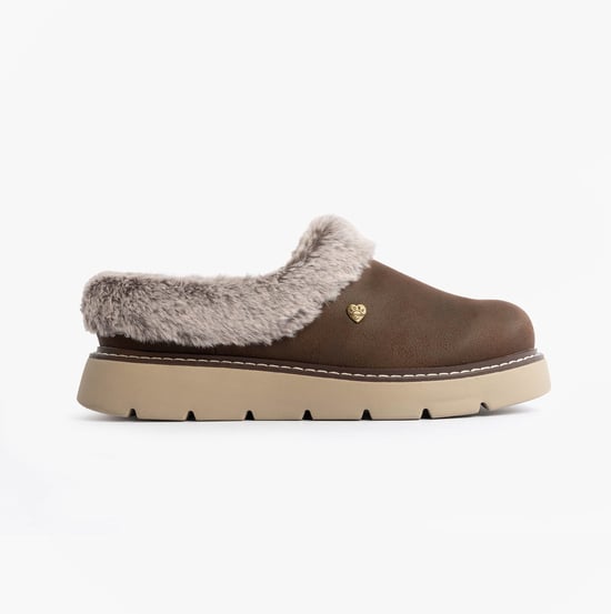 Skechers Keepsakes Lite - Cozy Blend Damsandaler Choklad - Image 1