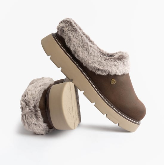 Skechers Keepsakes Lite - Cozy Blend Damsandaler Choklad - Image 2