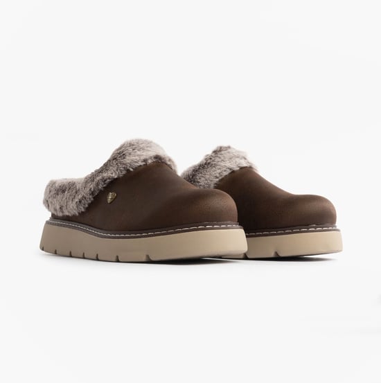 Skechers Keepsakes Lite - Cozy Blend Damsandaler Choklad - Image 4