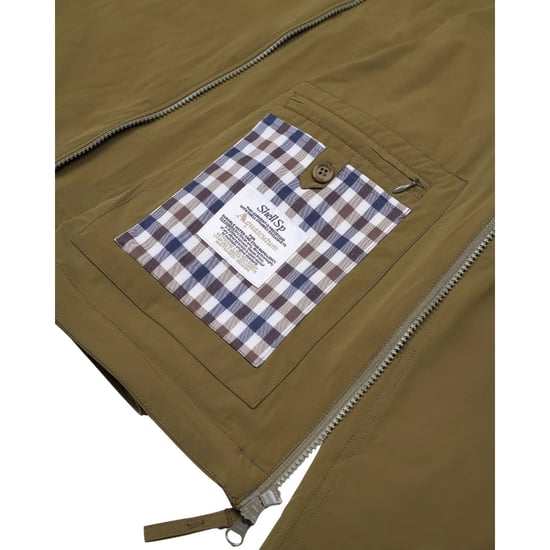 Aquascutum Active Hooded Stretch Windbreaker Army Green Jacket - Image 6