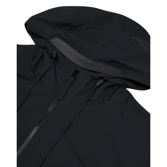 Aquascutum Active Hooded Stretch Windbreaker Navy Blue Jacket - Image 3
