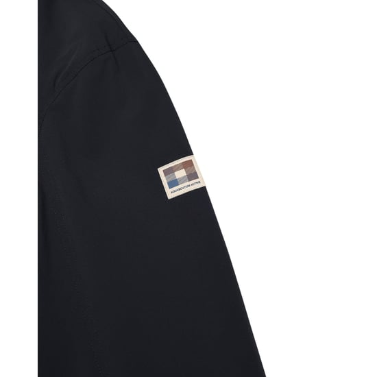 Aquascutum Active Hooded Stretch Windbreaker Navy Blue Jacket - Image 5