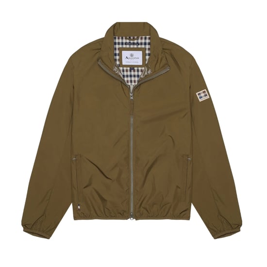 Aquascutum Active Rlg Windbreaker Army Green Jacket - Image 1