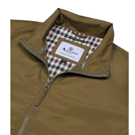 Aquascutum Active Rlg Windbreaker Army Green Jacket - Image 3