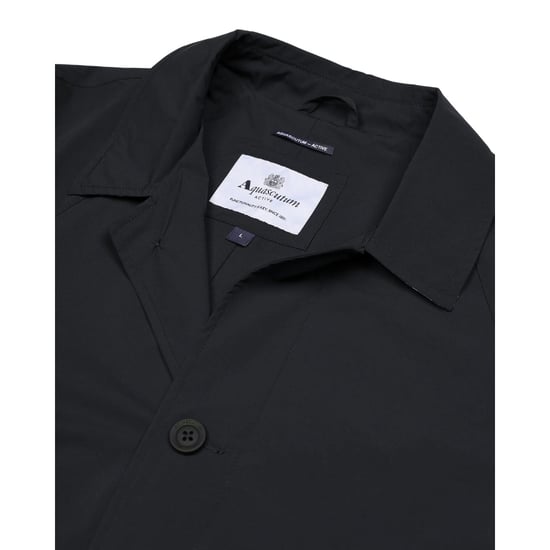 Aquascutum Active Stretch Caban Trenchcoat Svart - Image 3