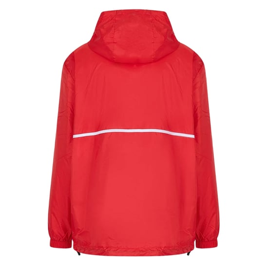 Ea7 Bold Logo Rood Capuchonjack - Image 2