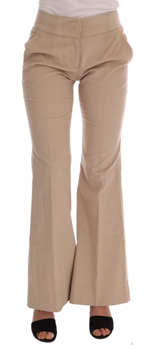 Flare Broek Beige - Image 1