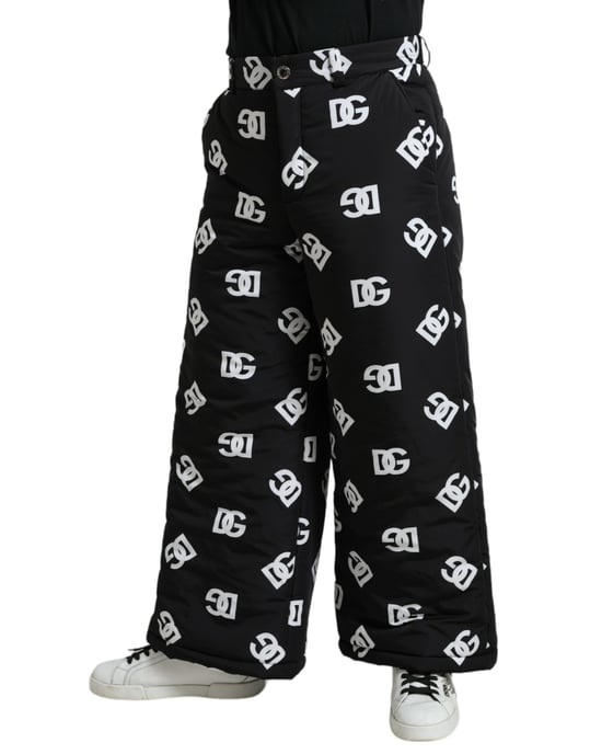 Wideleg Quilted Pants Dg Logo Print - Image 2