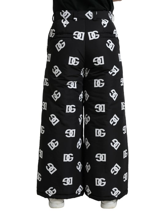 Wideleg Quilted Pants Dg Logo Print - Image 3