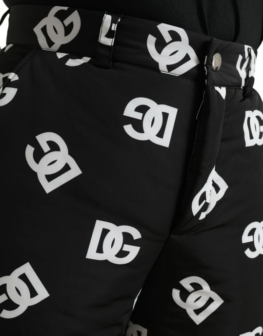 Wideleg Quilted Pants Dg Logo Print - Image 4