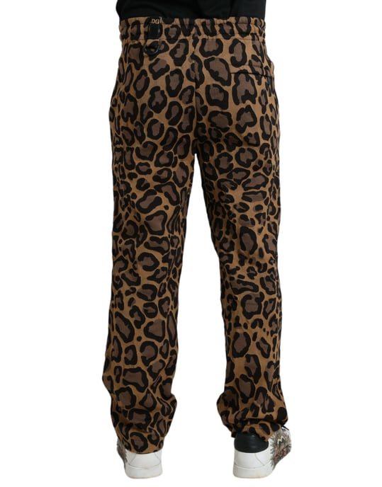 Leopard Print Casual Pants - Image 2
