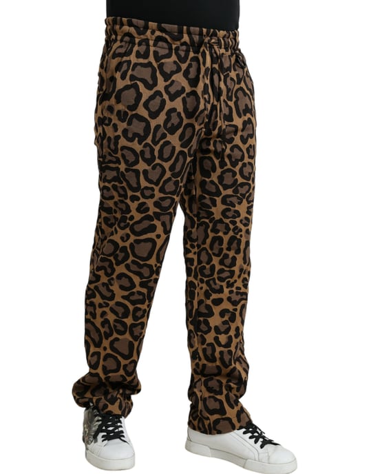 Leopard Print Casual Pants - Image 3