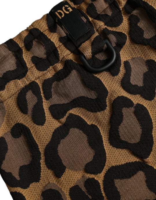 Leopard Print Casual Pants - Image 6