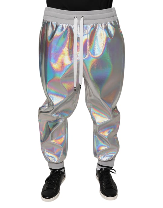 Holografische Joggingbroek Zilveren Broek - Image 2