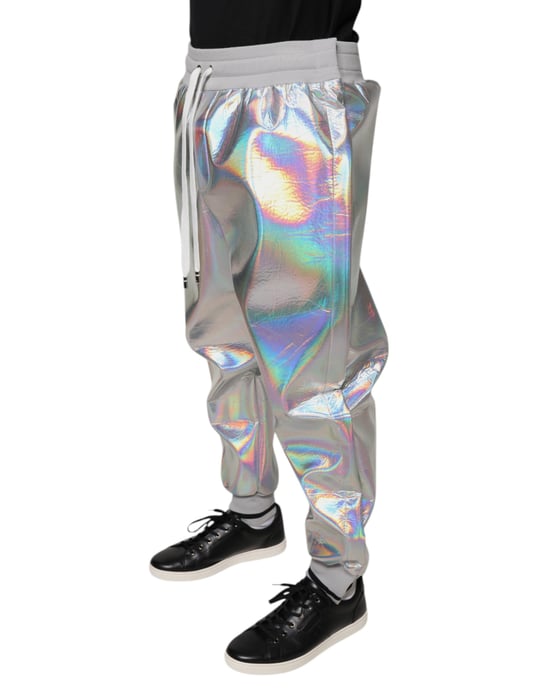 Holografische Joggingbroek Zilveren Broek - Image 3