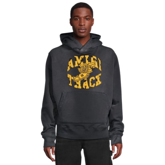 Amiri Track Hoodie Vervaagd Zwart - Image 5