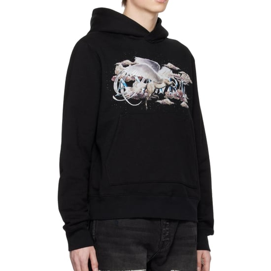 Amiri Pegasus Script Hoodie Zwart - Image 3
