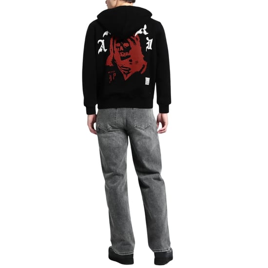 Amiri Wes Lang Solar Kings Hoodie Zwart - Image 2