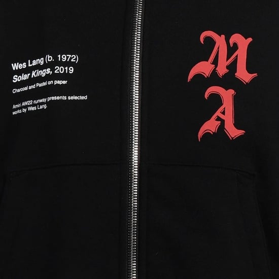 Amiri Wes Lang Solar Kings Hoodie Zwart - Image 4