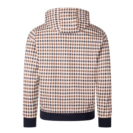 Aquascutum Active Iconic Club Check Beige Hoodie - Image 2