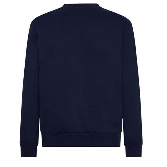 Aquascutum Active Macro Iconic Pocket Crewneck Marineblauwe Sweatshirt - Image 2