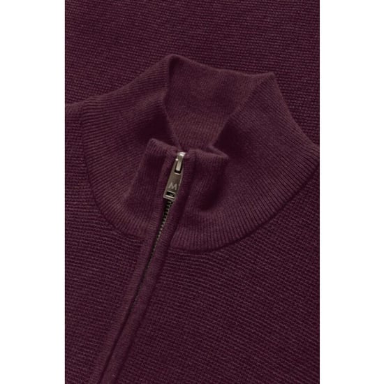 Matinique 30207192 lagoon 192118 claret heren trui half zip - Image 2