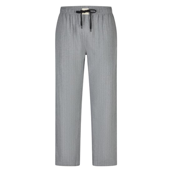 Phil & Co Lange heren pyjama set met flanellen pyjamabroek grijs - Image 4