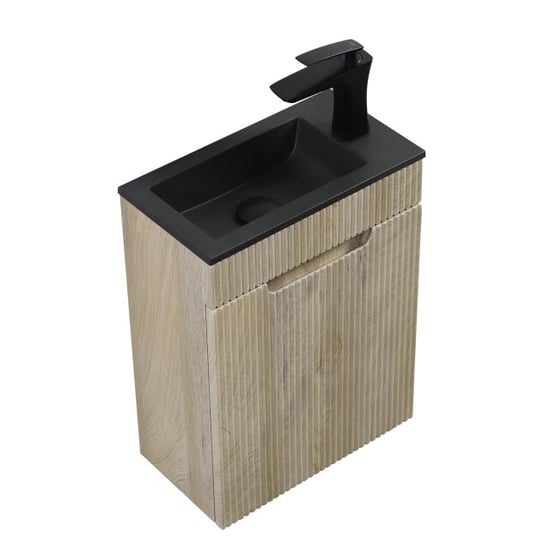 Badplaats Toiletmeubel thermis 40 x 22 cm licht fonteinmeubel met - Image 3