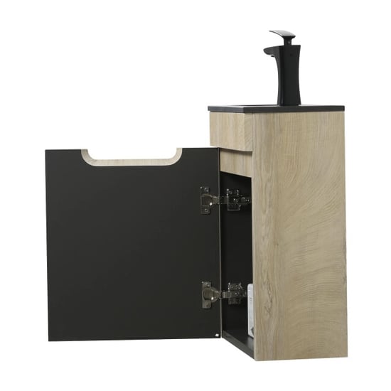 Badplaats Toiletmeubel thermis 40 x 22 cm licht fonteinmeubel met - Image 5