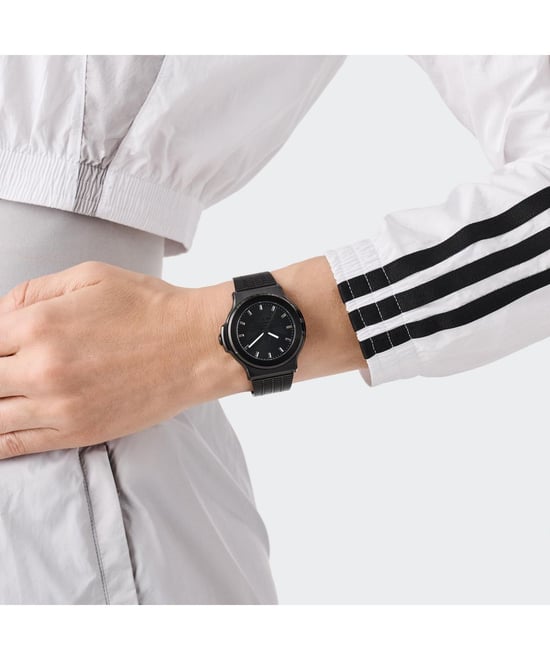 Adidas Originals Expression Three Unisex Zwarte Horloge AOFH25504 - Image 5