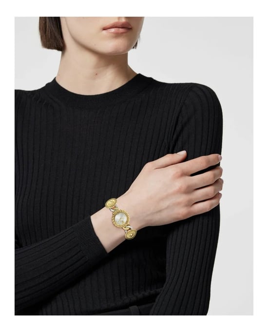 Versace La Greca Stud Icon Dames Horloge Multi VE0Q00325 - Image 3