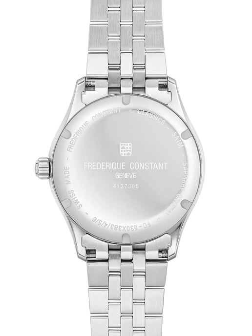 Frédérique Constant Classics Index Small Seconds Heren Horloge Zilverkleurig FC-530CR3B6B - Image 2