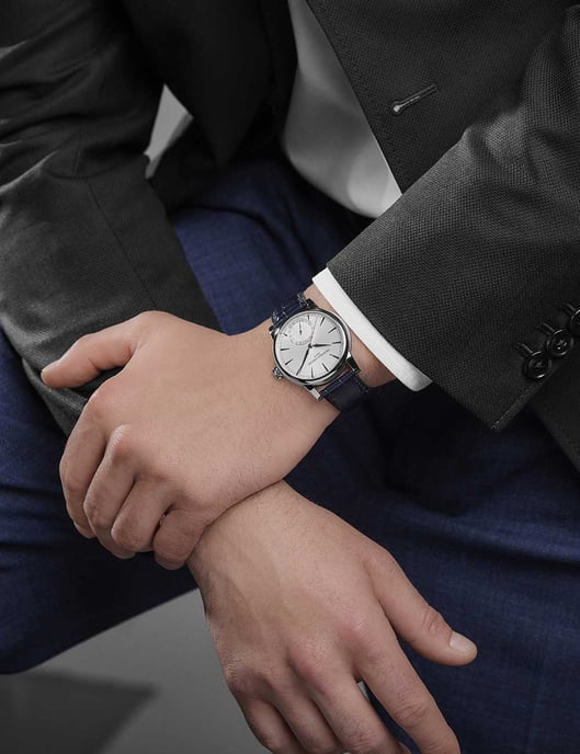 Frédérique Constant Classic Date Manufacture Men's Blue Watch FC-706S3H6 - Image 3