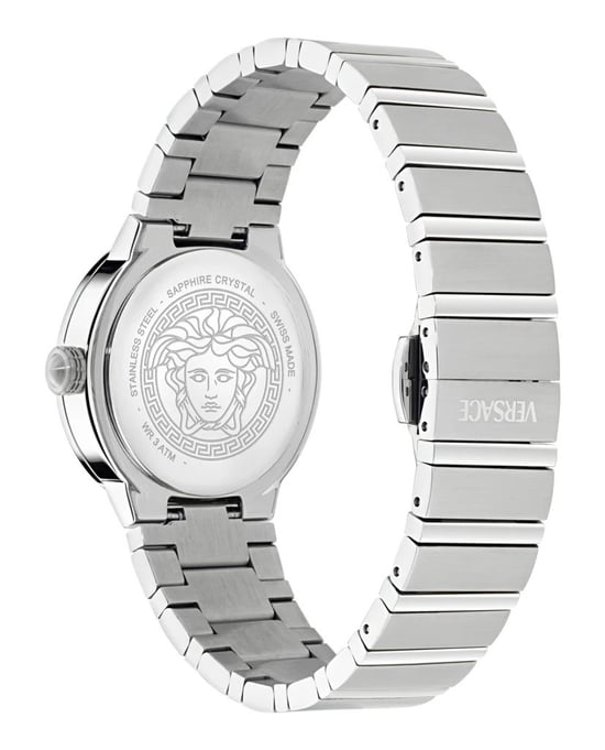 Versace Greca Logo Pearl Dames Horloge Zilverkleurig VE0S00125 - Image 2