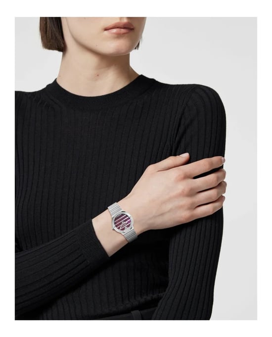 Versace Greca Logo Pearl Dames Horloge Zilverkleurig VE0S00125 - Image 3