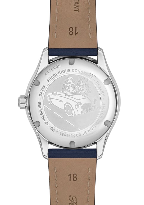 Frédérique Constant Vintage Rally Healey Limited Edition Unisex's Blue Watch FC-303HLBN3B6 - Image 2