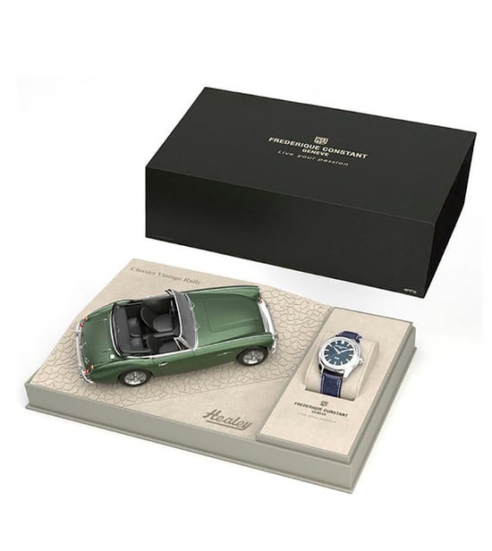 Frédérique Constant Vintage Rally Healey Limited Edition Unisex's Blue Watch FC-303HLBN3B6 - Image 4