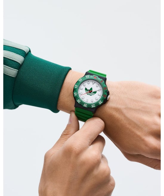 Adidas Originals Discoverer Two Unisex's Green Watch AOSY25512 - Image 4