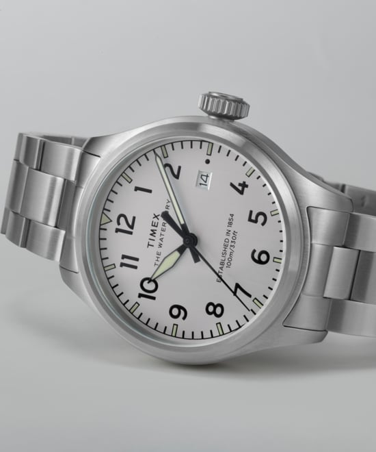 Timex Waterbury Ace Heren Horloge Zilverkleurig TW2Y18800 - Image 5