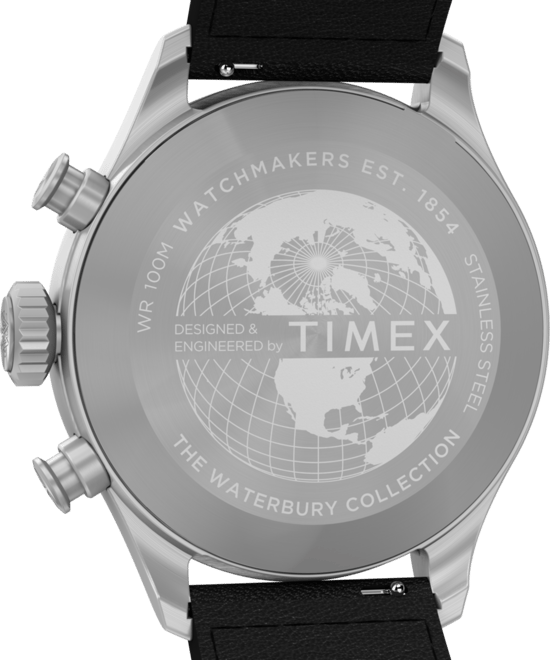 Timex Waterbury Ace Heren Horloge Zwart TW2Y19000 - Image 3