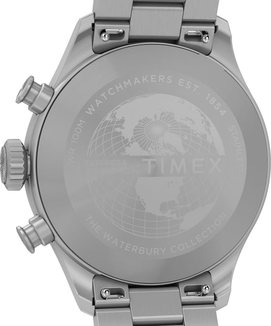 Timex Waterbury Ace Heren Horloge Zilverkleurig TW2Y19100 - Image 4