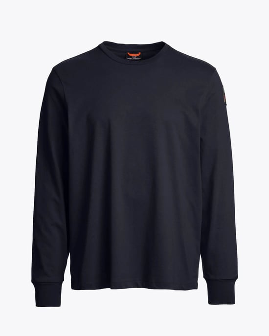 Kip Long Sleeve T-Shirt in Dark Blue - Image 1