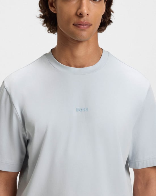 TChup Crew Neck T-Shirt in Light Grey - Image 3